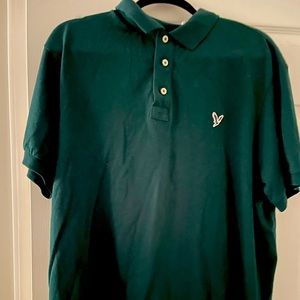 Green American Eagle Polo Shirt